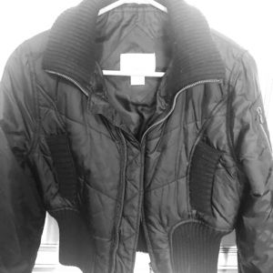 Cute puffy slim jacket